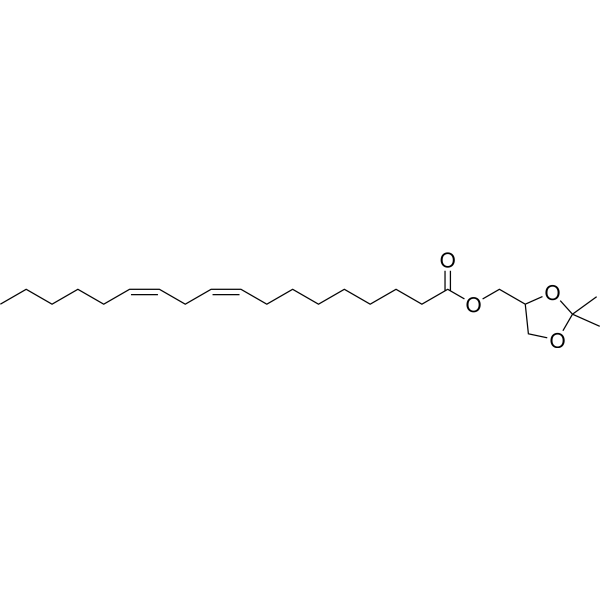 (Rac)-1-Linoleoyl-2,3-isopropylidene-glycerol 127592-95-4